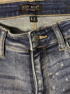 Judy Blue Women’s Boyfriend Distressed Blue Skinny Jeans 5/27